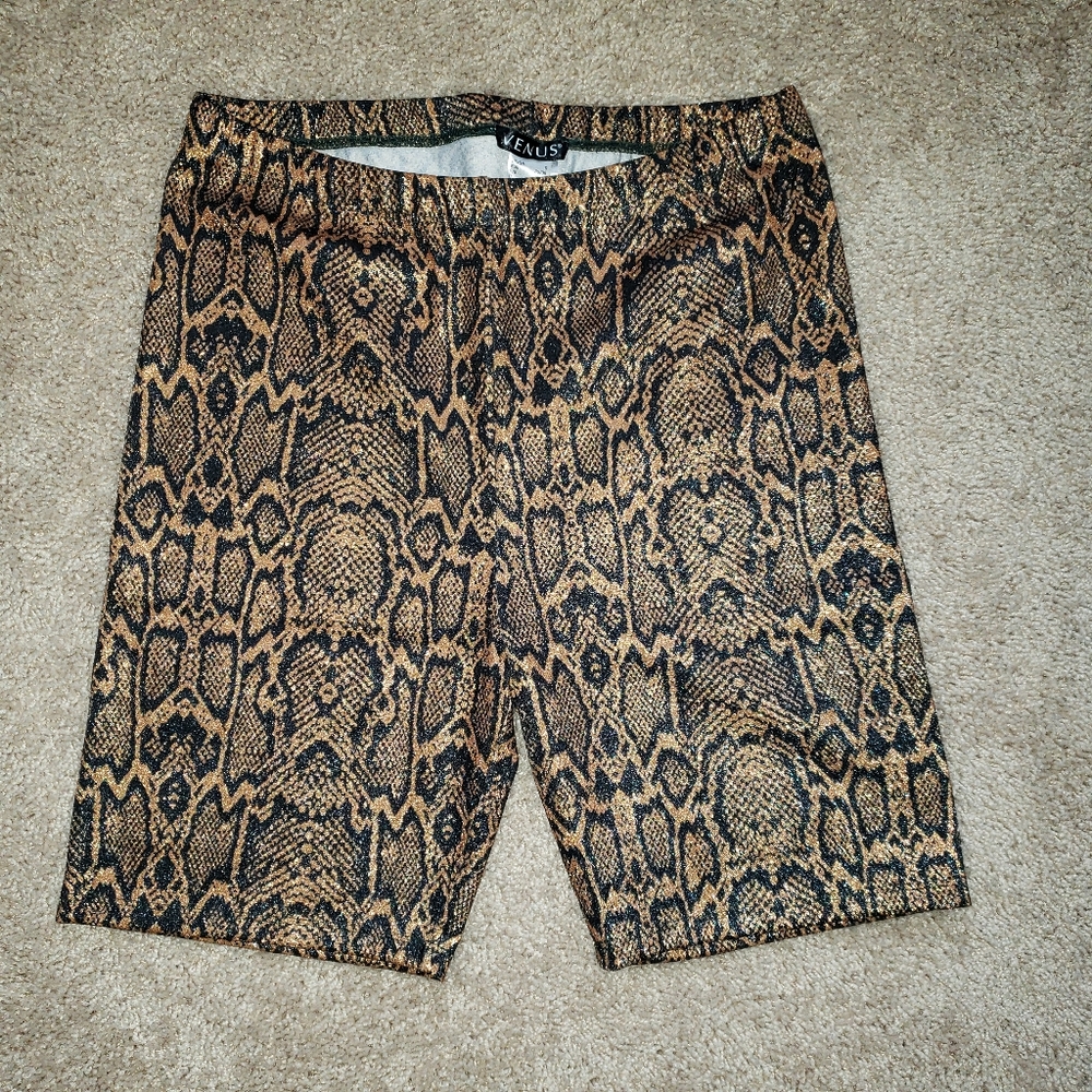 Venus Python Print Bike Short Size Small - Picture 5 of 6